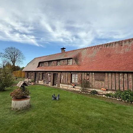 Maison Normande Authentique De 180 M2 Avec Un Grand Jardin Et Proche De La 別荘 Néville